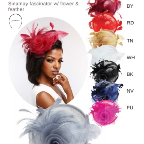 Classy Tea Time Derby Church Sinamay Fascinators - Picture 1 of 1